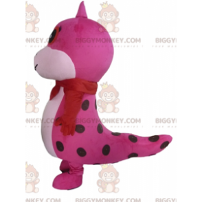 Roztomilý růžový a bílý puntíkovaný hadí kostým BIGGYMONKEY™