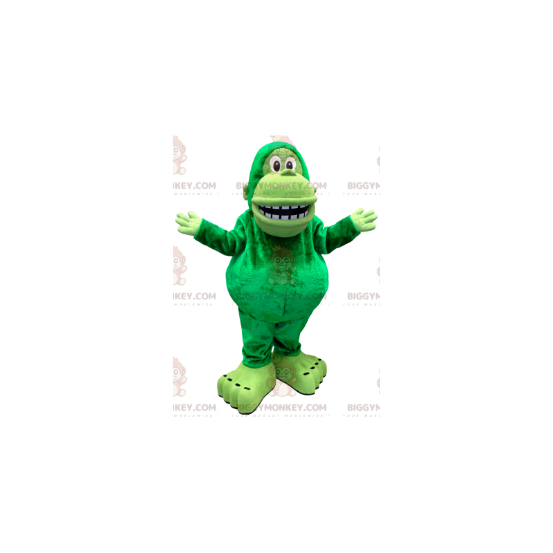 Fantasia de mascote de macaco verde gigante BIGGYMONKEY™ –