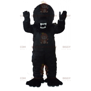 BIGGYMONKEY™ Disfraz de mascota de gorila negro de aspecto