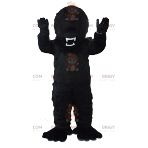 BIGGYMONKEY™ Disfraz de mascota de gorila negro de aspecto