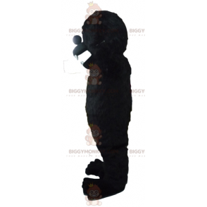 BIGGYMONKEY™ hurjan näköinen musta Gorilla-maskottiasu -