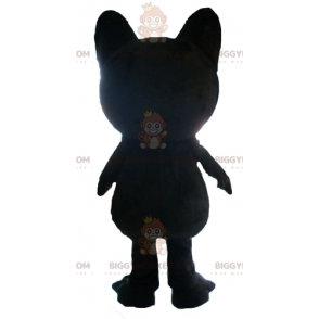 Costume da mascotte BIGGYMONKEY™ da gatto nero grasso molto