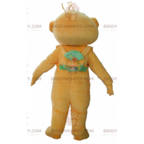 Meget smilende Orange Creature Frog BIGGYMONKEY™ maskotkostume