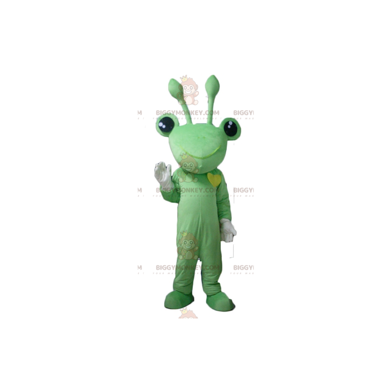 BIGGYMONKEY™ Costume mascotte rana verde molto divertente con