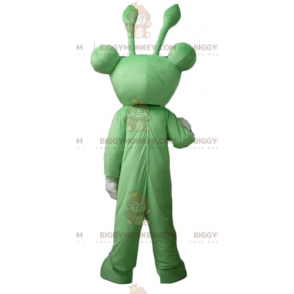 BIGGYMONKEY™ Πολύ αστεία στολή μασκότ πράσινου βάτραχου με