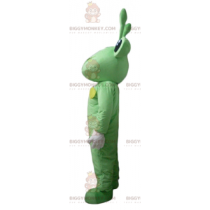 Costume de mascotte BIGGYMONKEY™ de grenouille verte très