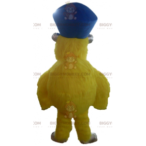 Alle Furry Yellow Monster BIGGYMONKEY™ maskotkostume med hat -