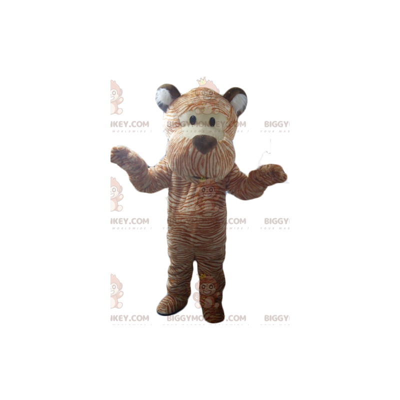 Simpatico e colorato costume da mascotte BIGGYMONKEY™ tigre