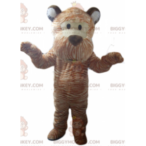 Bonito y colorido disfraz de mascota BIGGYMONKEY™ de tigre