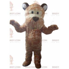 Costume de mascotte BIGGYMONKEY™ de tigre orange et blanc de