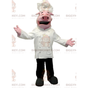 Pig BIGGYMONKEY™ Mascot Costume In Chef Outfit - Biggymonkey.com