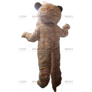 Costume de mascotte BIGGYMONKEY™ de tigre orange et blanc de