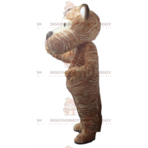 Costume de mascotte BIGGYMONKEY™ de tigre orange et blanc de