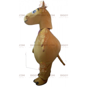Giant Beige Dromedary Camel BIGGYMONKEY™ Maskotdräkt -