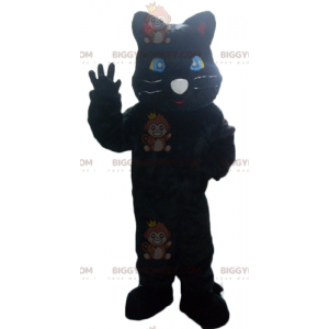 Kostým maskota obřího černého pantera Black Cat BIGGYMONKEY™ –