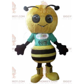 Very Successful and Smiling Yellow and Black Bee BIGGYMONKEY™