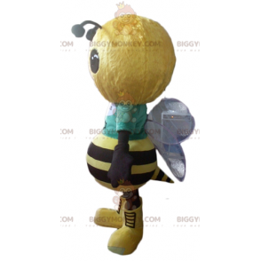 Disfraz de mascota BIGGYMONKEY™ de abeja amarilla y negra muy