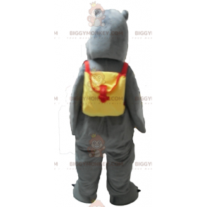 Costume de mascotte BIGGYMONKEY™ de castor d'animal gris et