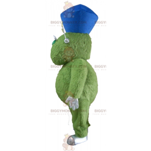 Costume de mascotte BIGGYMONKEY™ de monstre vert poilu et dodu