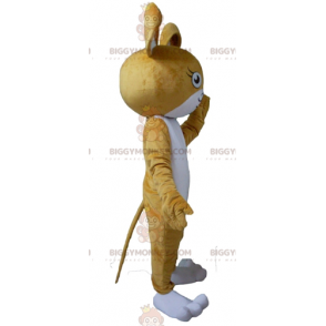 Costume de mascotte BIGGYMONKEY™ de souris de lapin marron et