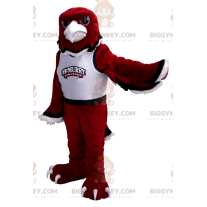 Black and White Red Eagle BIGGYMONKEY™ Mascot Costume –