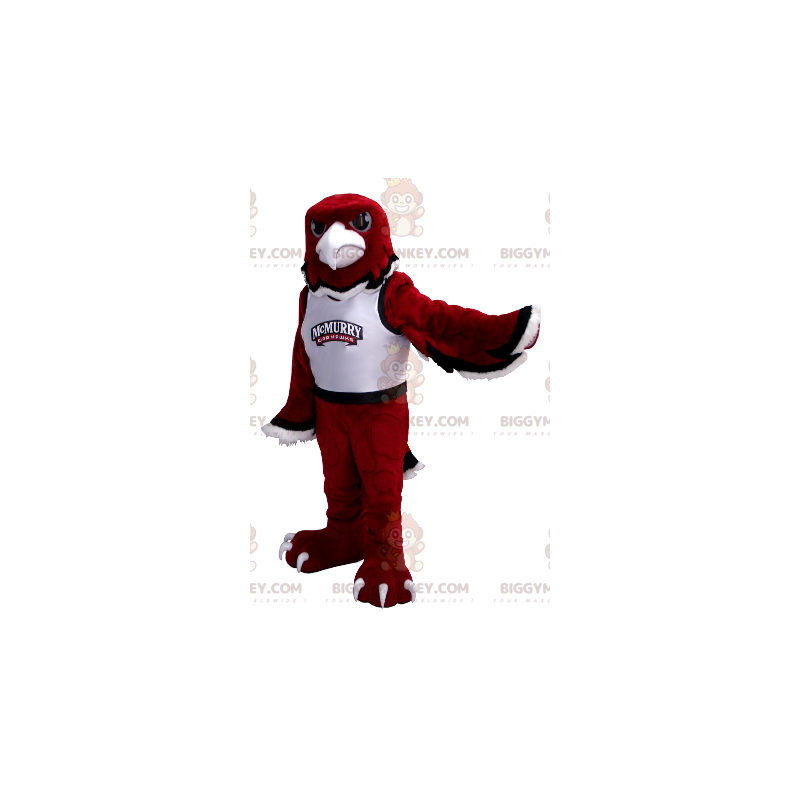 Black and White Red Eagle BIGGYMONKEY™ Mascot Costume –