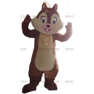 Kostium maskotki słynnej animowanej wiewiórki BIGGYMONKEY™ Tic