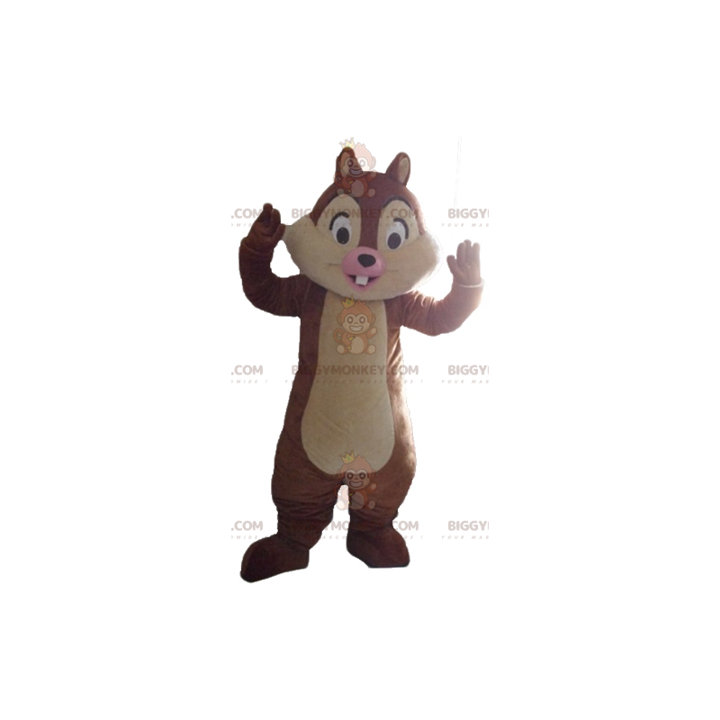 BIGGYMONKEY™ Tic o Tac Famoso disfraz de mascota de ardilla de