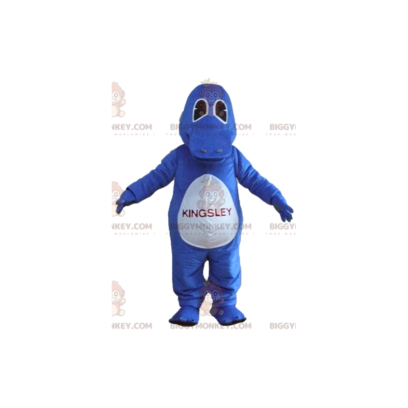 Disfraz de mascota BIGGYMONKEY™ de pájaro pato azul