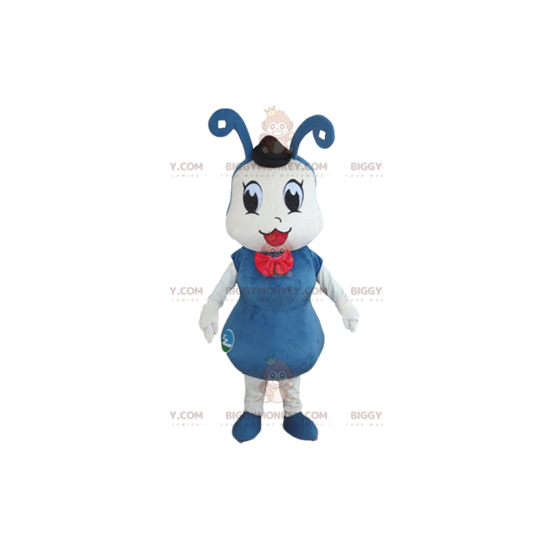 Blue and White Insect Ant BIGGYMONKEY™ Mascot Costume -