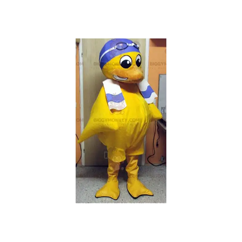 Disfraz de mascota de pollito amarillo BIGGYMONKEY™ con gorro