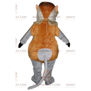 BIGGYMONKEY™ Costume mascotte scimmia gnomo marrone rosa e