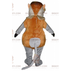 BIGGYMONKEY™ Disfraz de mascota de mono gnomo marrón, rosa y