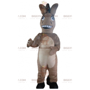 Costume de mascotte BIGGYMONKEY™ d'âne de poulain marron et