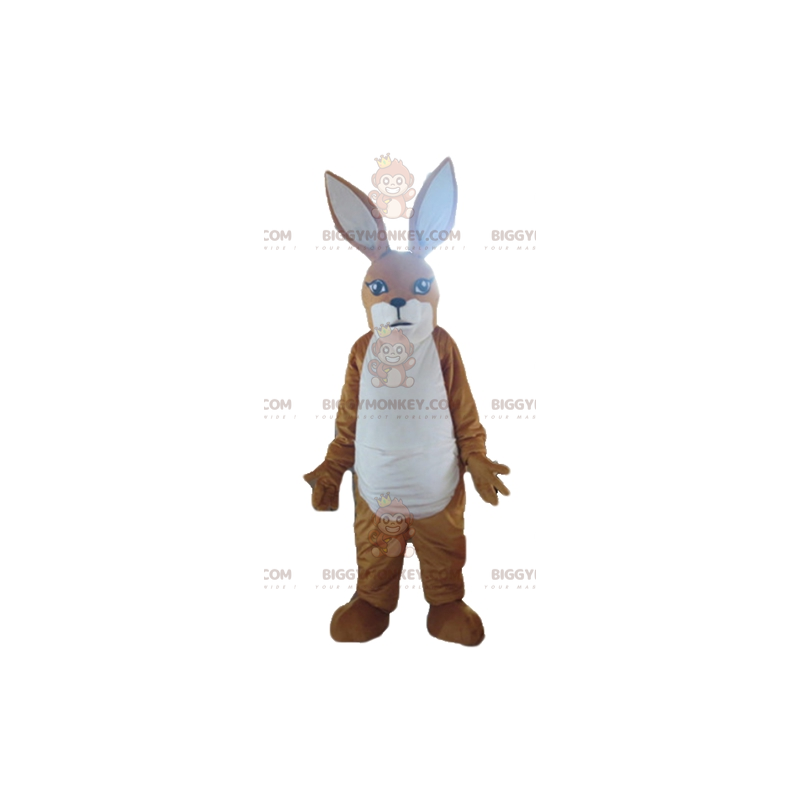 BIGGYMONKEY™ Brown & White Kangaroo Rabbit Mascot Costume -