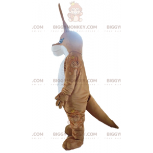 BIGGYMONKEY™ Brown & White Kangaroo Rabbit Mascot Costume -