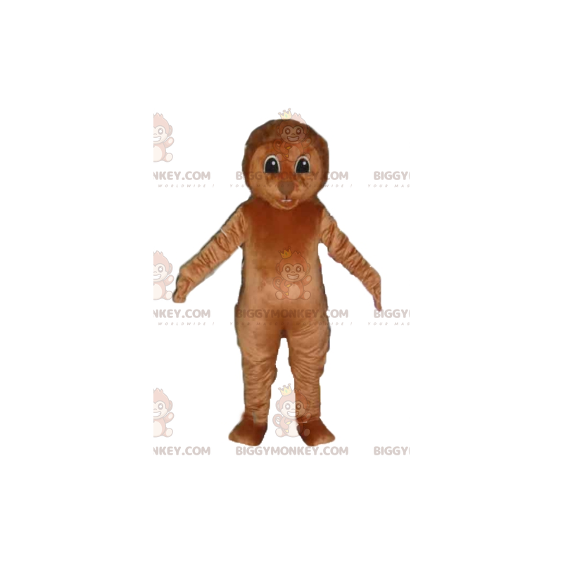 Costume de mascotte BIGGYMONKEY™ de hérisson marron avec des