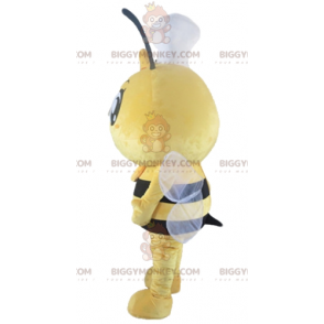 BIGGYMONKEY™ Costume da mascotte di ape gialla e nera con