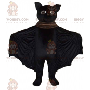 Costume de mascotte BIGGYMONKEY™ de grande chauve-souris noire