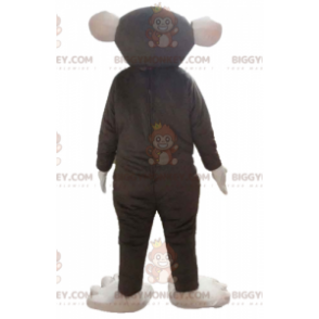 Costume de mascotte BIGGYMONKEY™ de singe marron et rose très