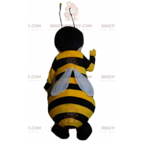 Costume de mascotte BIGGYMONKEY™ d'abeille jaune et noire