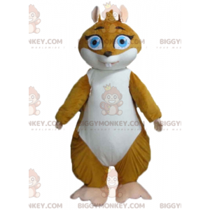 Kostým maskota Hnědobílého morčete Groundhog BIGGYMONKEY™ –