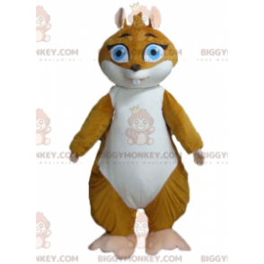 Disfraz de mascota BIGGYMONKEY™ de conejillo de indias marrón y
