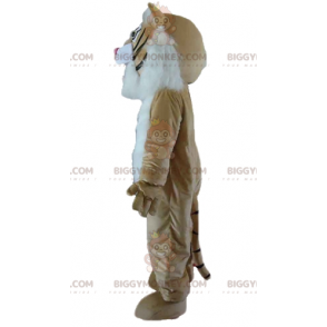 Costume de mascotte BIGGYMONKEY™ de guépard de félin marron
