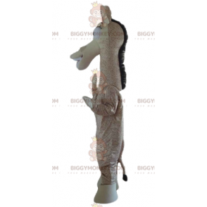 Kæmpe Giraffe Beige og Brun BIGGYMONKEY™ maskotkostume -