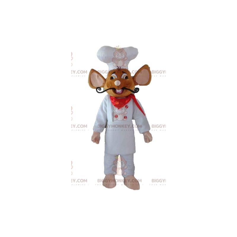 Costume de mascotte BIGGYMONKEY™ de Ratatouille rat habillé en