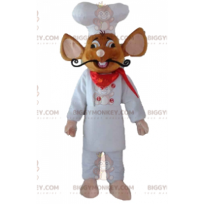 Berömda råtta Ratatouille BIGGYMONKEY™ maskotdräkt klädd till