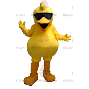 Costume de mascotte BIGGYMONKEY™ de canard de gros poussin