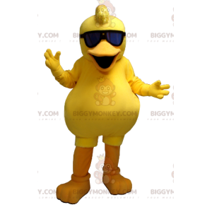 Fat Yellow Chick Duck BIGGYMONKEY™ maskotdräkt - BiggyMonkey