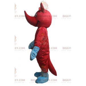 Costume de mascotte BIGGYMONKEY™ rouge et bleu d'animal de